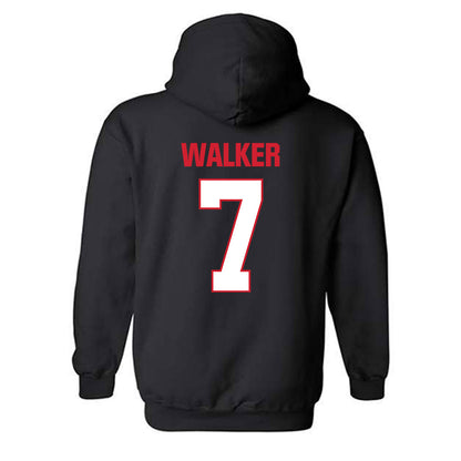 MSUM - NCAA Football : Harrison Walker - Classic Shersey Hooded Sweatshirt-3