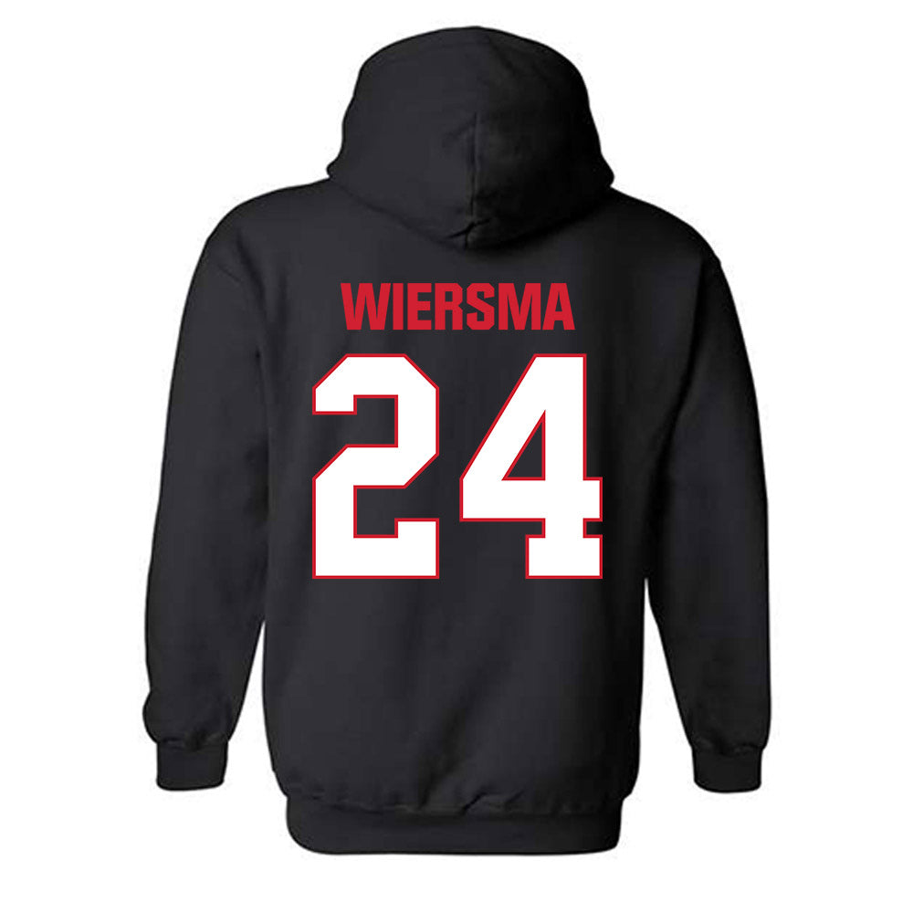 MSUM - NCAA Football : Owen Wiersma - Classic Shersey Hooded Sweatshirt-3