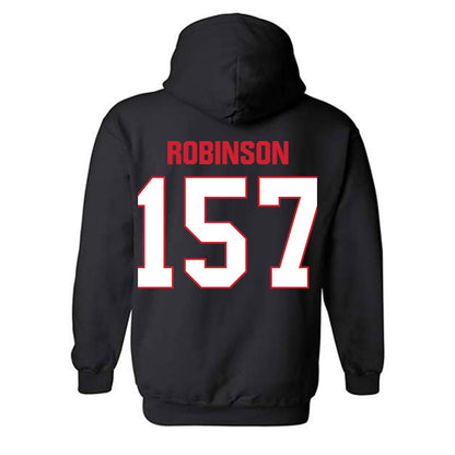 MSUM - NCAA Wrestling : Beau Robinson - Classic Shersey Hooded Sweatshirt-3