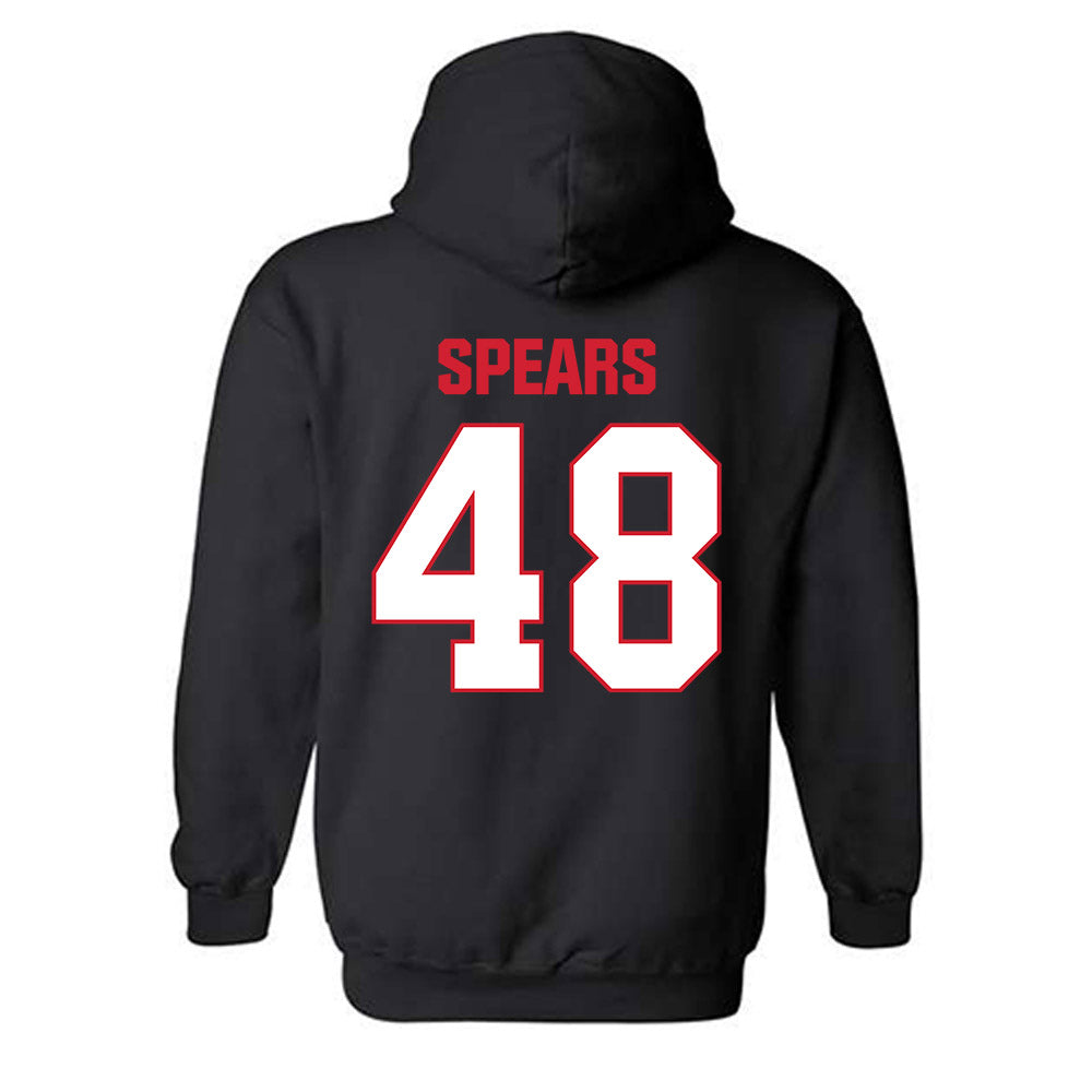 MSUM - NCAA Football : Brayden Spears - Classic Shersey Hooded Sweatshirt-2