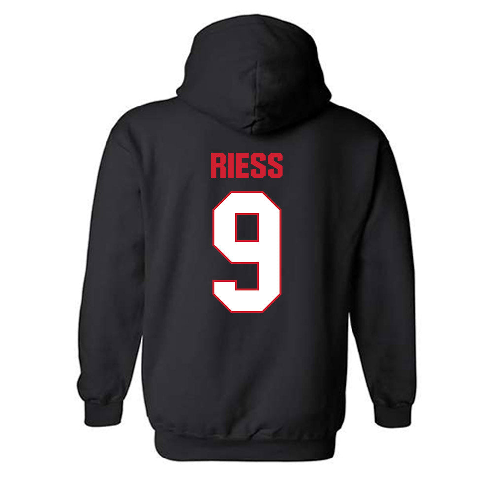 MSUM - NCAA Women's Volleyball : Brielle Riess - Classic Shersey Hooded Sweatshirt-2