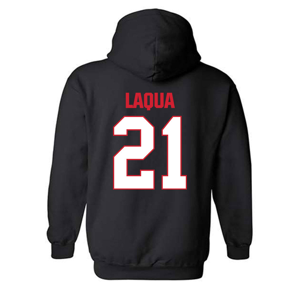 MSUM - NCAA Women's Volleyball : Leah Laqua - Classic Shersey Hooded Sweatshirt-3