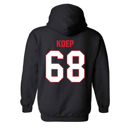 MSUM - NCAA Football : Zakary Koep - Classic Shersey Hooded Sweatshirt-3