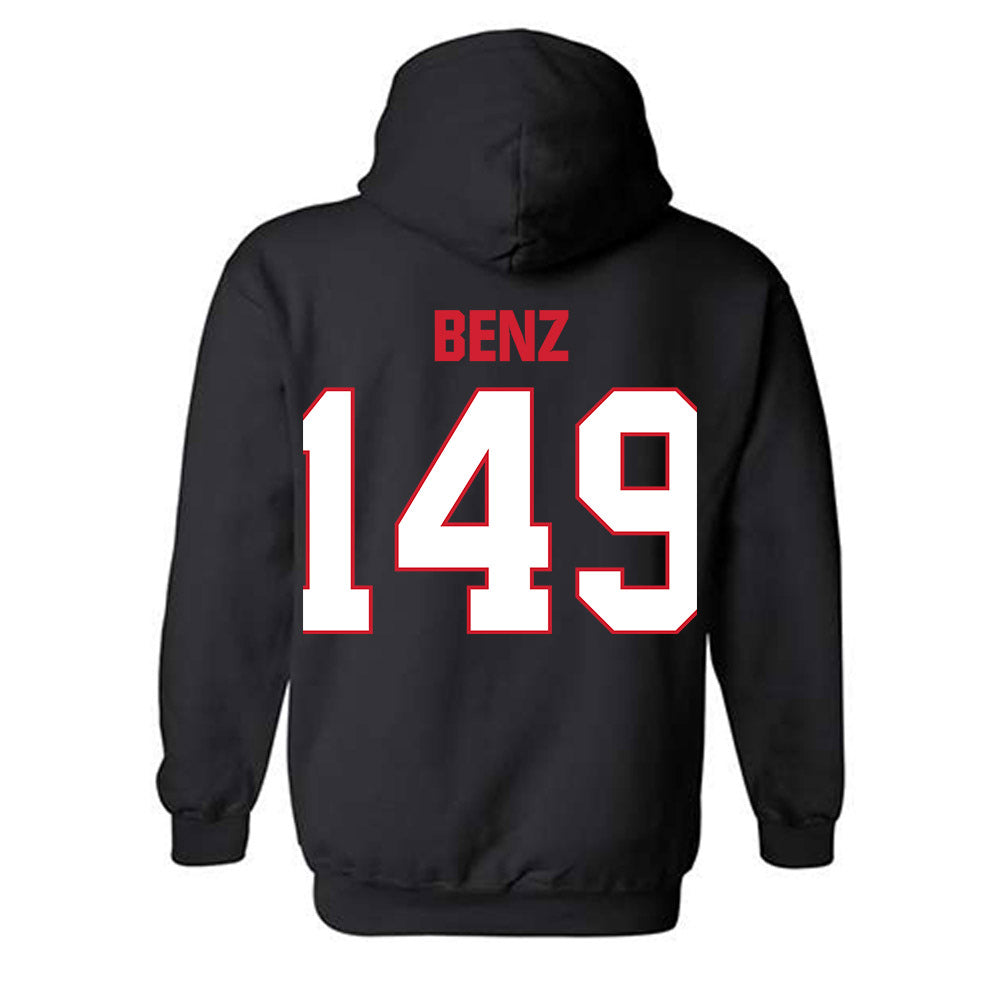 MSUM - NCAA Wrestling : Parker Benz - Classic Shersey Hooded Sweatshirt-3