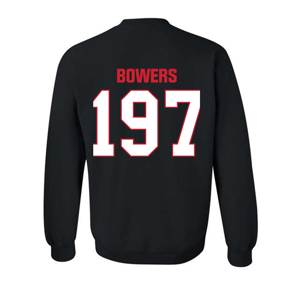 MSUM - NCAA Wrestling : Burak Bowers - Classic Shersey Crewneck Sweatshirt-2