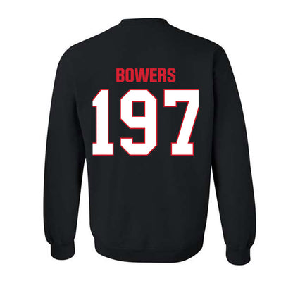 MSUM - NCAA Wrestling : Burak Bowers - Classic Shersey Crewneck Sweatshirt-2