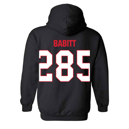 MSUM - NCAA Wrestling : Liam Babitt - Classic Shersey Hooded Sweatshirt-3