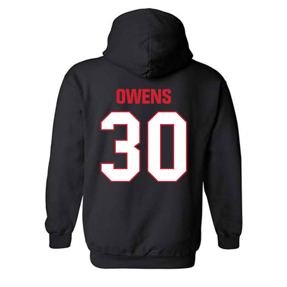 MSUM - NCAA Football : Jacion Owens - Classic Shersey Hooded Sweatshirt-2