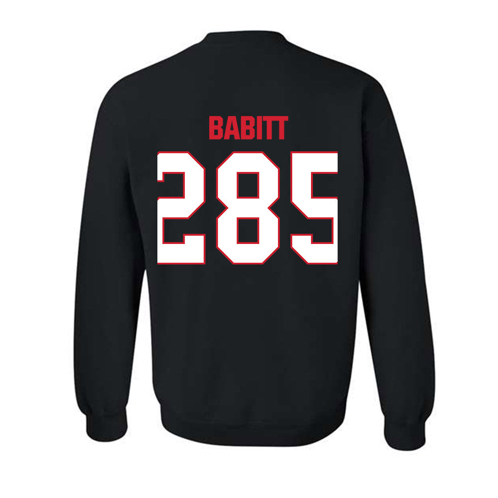 MSUM - NCAA Wrestling : Liam Babitt - Classic Shersey Crewneck Sweatshirt-3