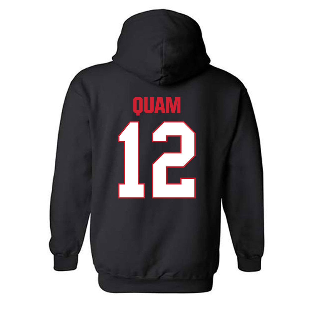 MSUM - NCAA Football : Carson Quam - Classic Shersey Hooded Sweatshirt-2
