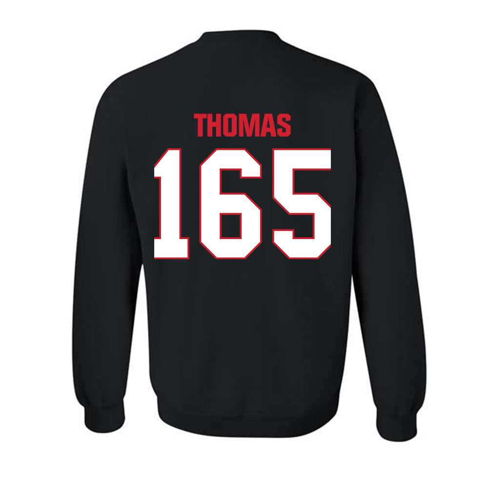 MSUM - NCAA Wrestling : Jacob Thomas - Classic Shersey Crewneck Sweatshirt-3