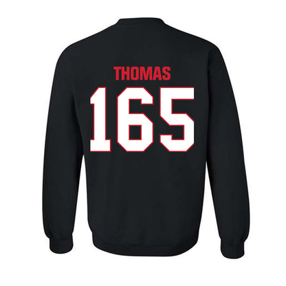 MSUM - NCAA Wrestling : Jacob Thomas - Classic Shersey Crewneck Sweatshirt-3