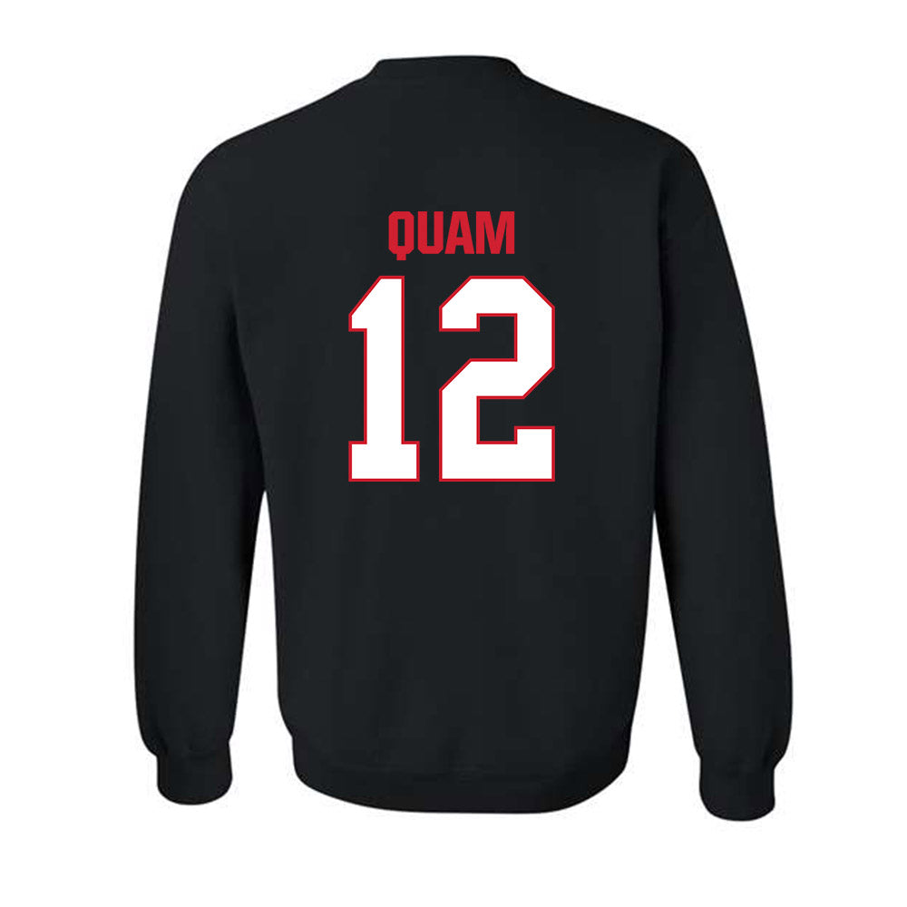MSUM - NCAA Football : Carson Quam - Classic Shersey Crewneck Sweatshirt-2