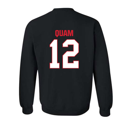 MSUM - NCAA Football : Carson Quam - Classic Shersey Crewneck Sweatshirt-3
