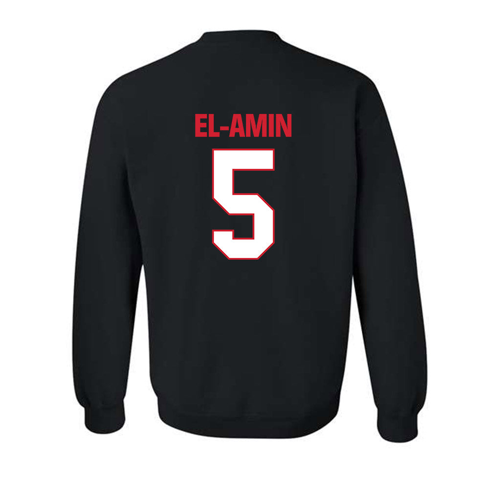 MSUM - NCAA Men's Basketball : Isa El-Amin - Classic Shersey Crewneck Sweatshirt-2