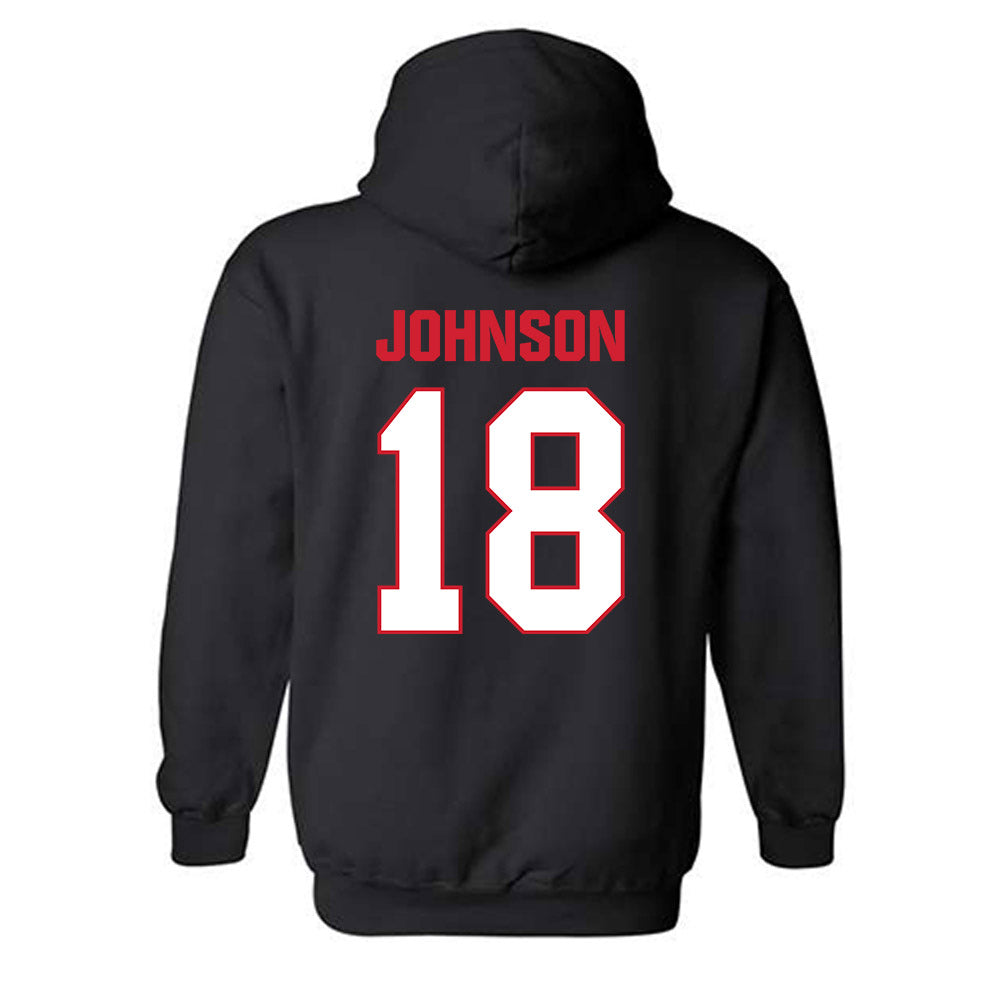 MSUM - NCAA Football : Caleb Johnson - Classic Shersey Hooded Sweatshirt-3