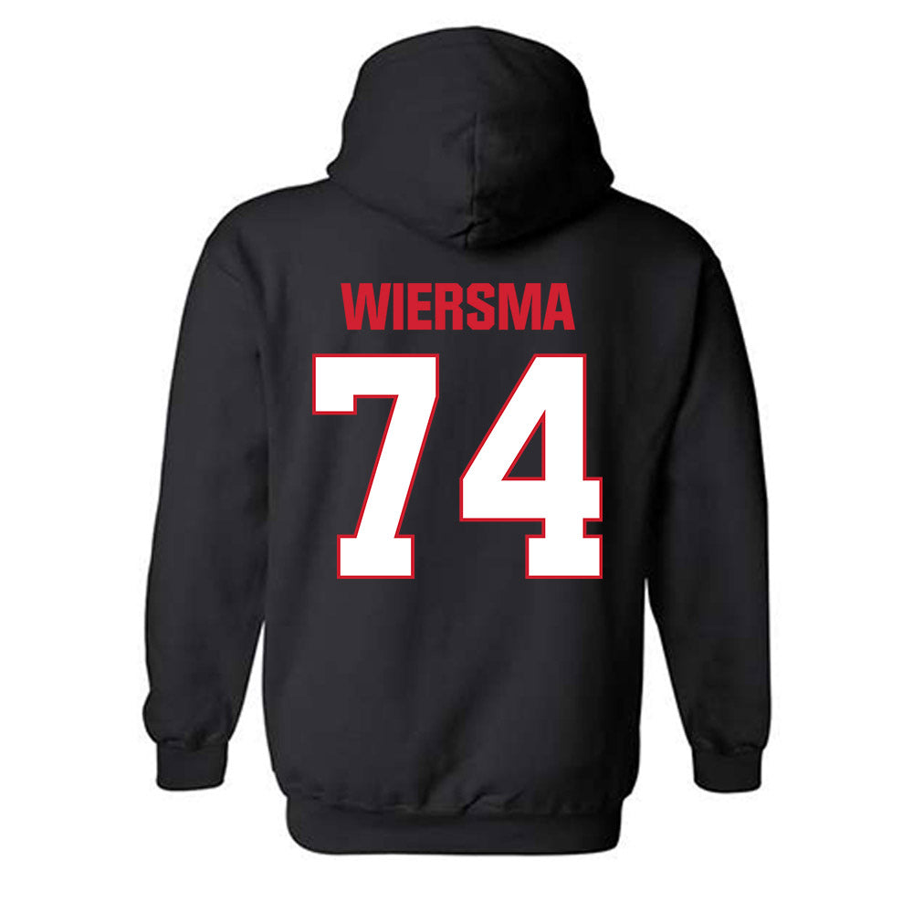 MSUM - NCAA Football : Evan Wiersma - Classic Shersey Hooded Sweatshirt-3