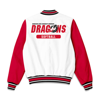MSUM - NCAA Softball : Janika Dwight - Bomber Jacket-1