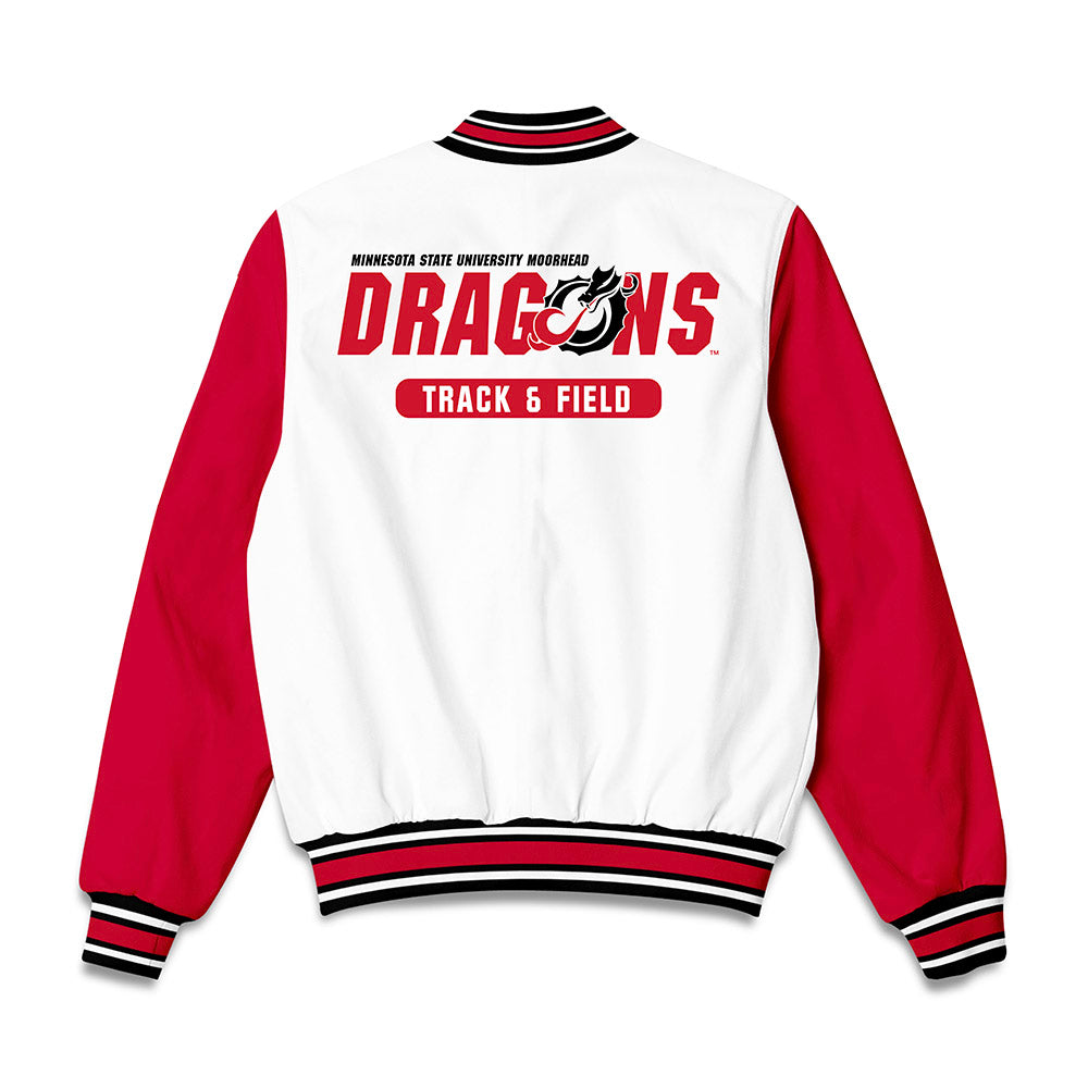 MSUM - NCAA Men's Track & Field : Ethan Morin - Bomber Jacket-1