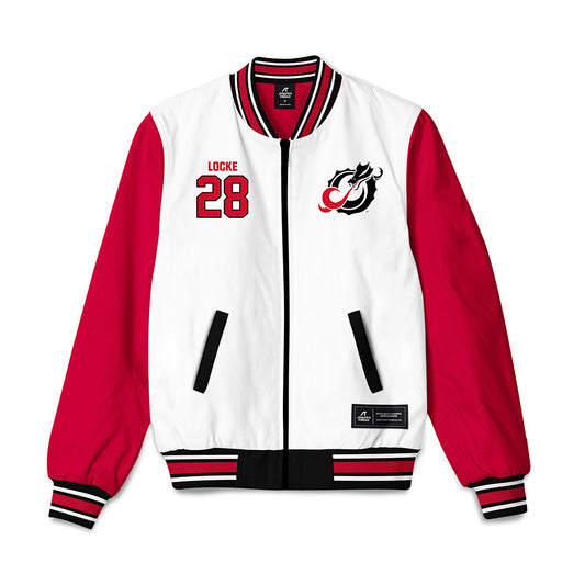 MSUM - NCAA Softball : Courtney Locke - Bomber Jacket-0