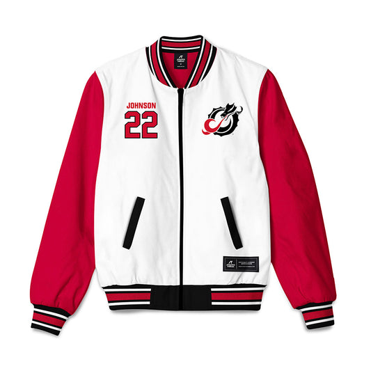 MSUM - NCAA Women's Basketball : Terryn Johnson - Bomber Jacket-0