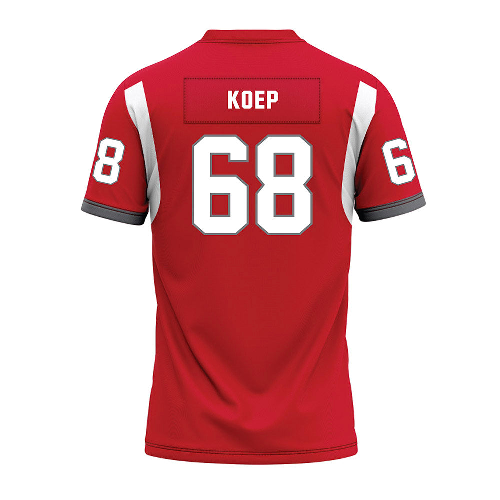 MSUM - NCAA Football : Zakary Koep - Premium Football Jersey-1
