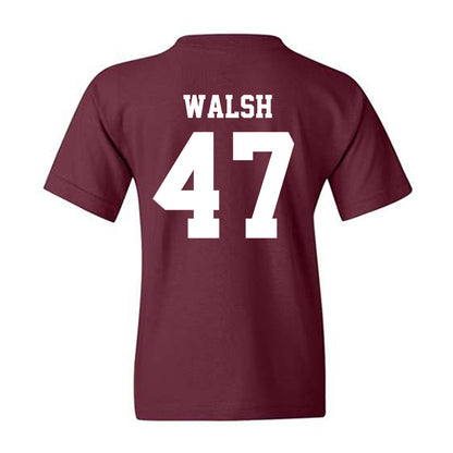 UWLAX - NCAA Football : Henry Walsh - Youth T-Shirt-1