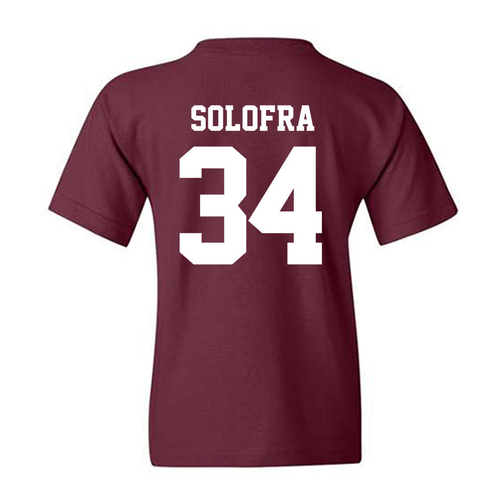UWLAX - NCAA Football : Quinn Solofra - Youth T-Shirt-1