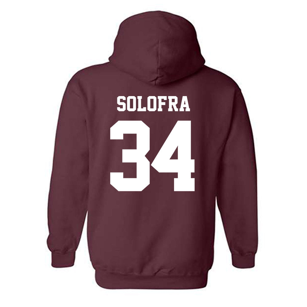UWLAX - NCAA Football : Quinn Solofra - Hooded Sweatshirt-1