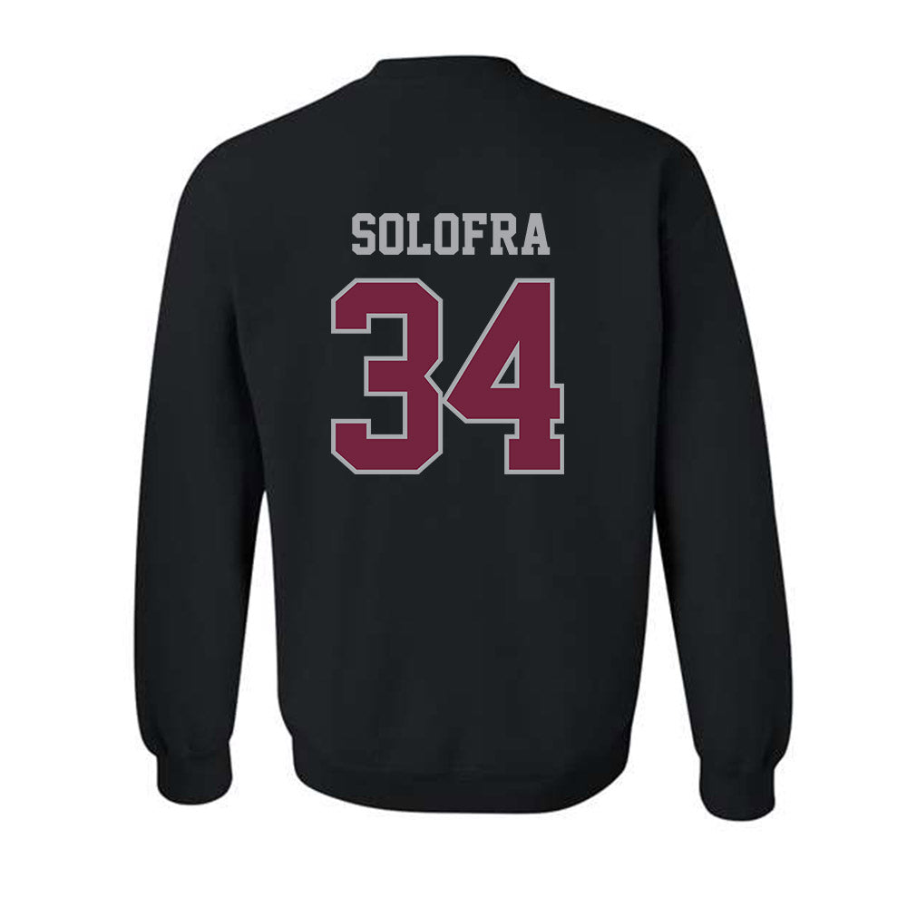 UWLAX - NCAA Football : Quinn Solofra - Crewneck Sweatshirt-1