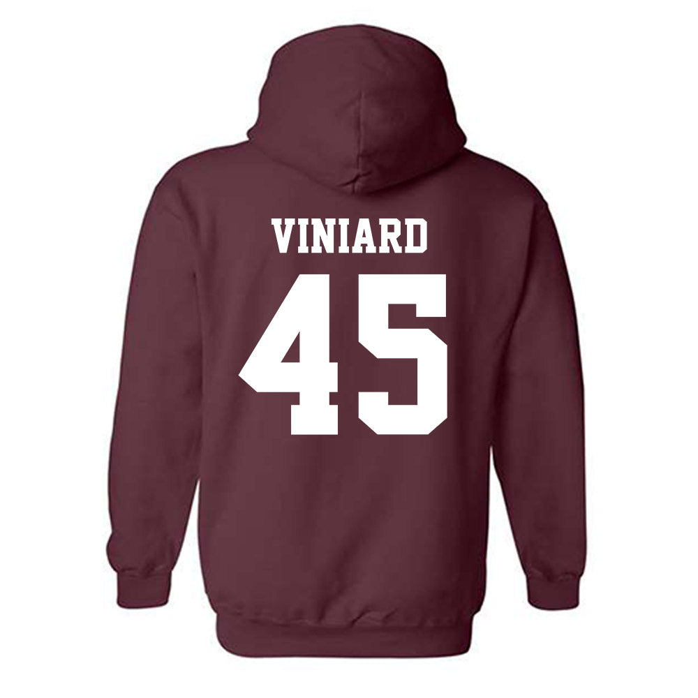 UWLAX - NCAA Baseball : Sam Viniard - Classic Shersey Hooded Sweatshirt-1