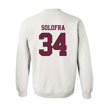 UWLAX - NCAA Football : Quinn Solofra - Crewneck Sweatshirt-1