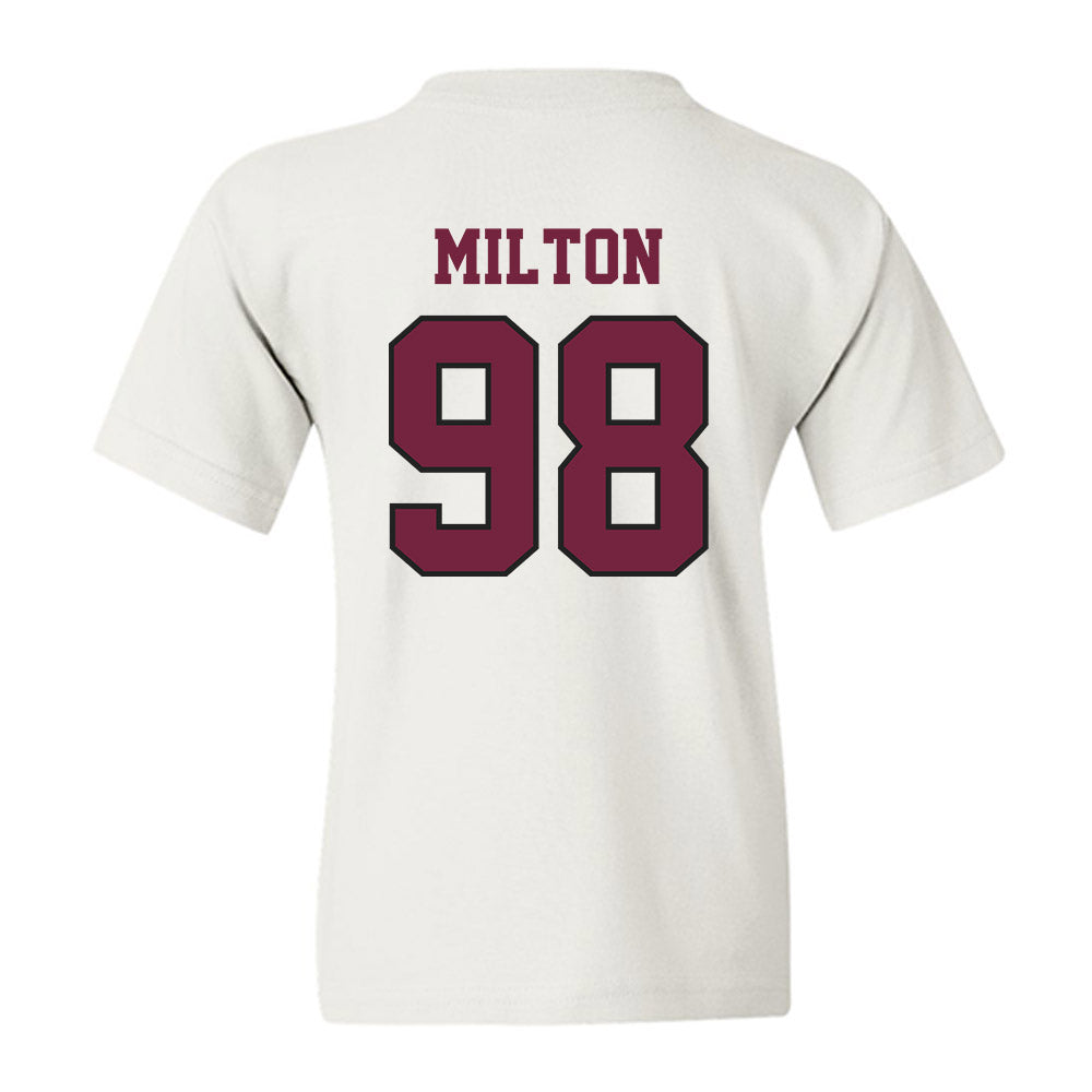 UWLAX - NCAA Football : Tate Milton - Youth T-Shirt-1