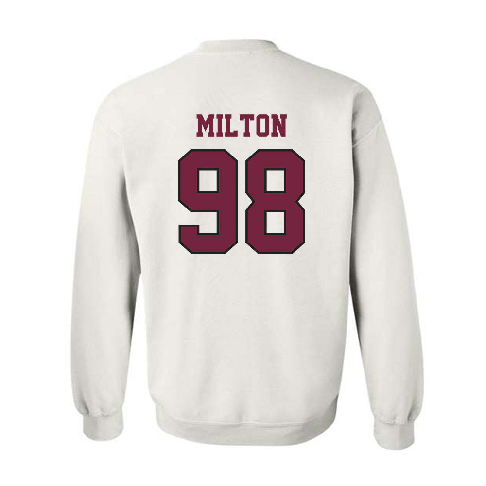 UWLAX - NCAA Football : Tate Milton - Crewneck Sweatshirt-1