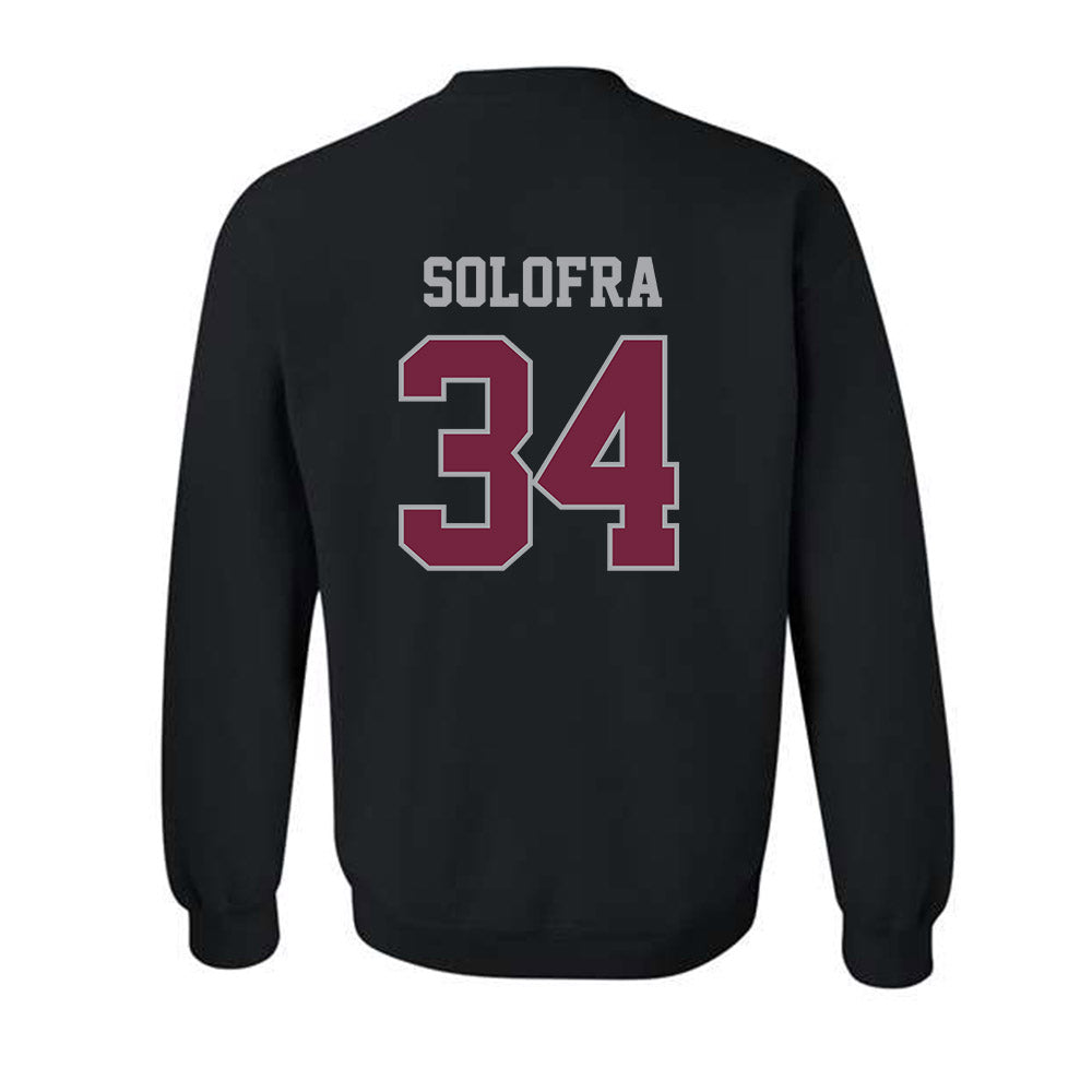 UWLAX - NCAA Football : Quinn Solofra - Crewneck Sweatshirt-1