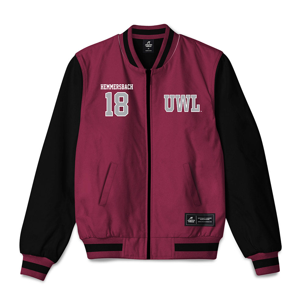 UWLAX - NCAA Football : Brett Hemmersbach - Bomber Jacket-0