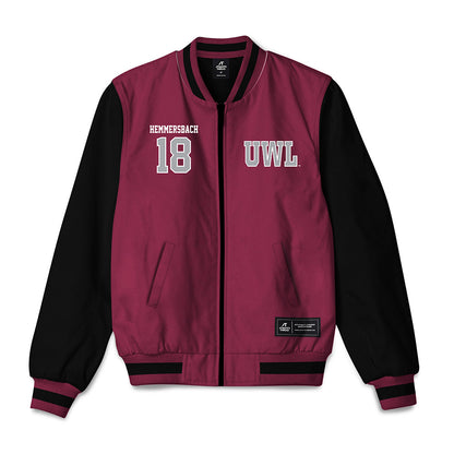 UWLAX - NCAA Football : Brett Hemmersbach - Bomber Jacket-0