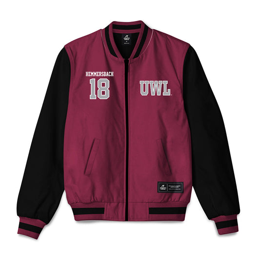 UWLAX - NCAA Football : Brett Hemmersbach - Bomber Jacket-0
