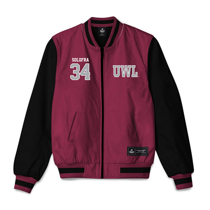 UWLAX - NCAA Football : Quinn Solofra - Bomber Jacket-0