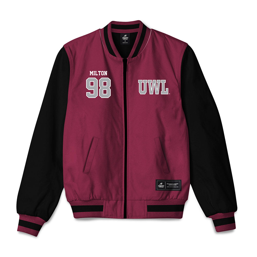 UWLAX - NCAA Football : Tate Milton - Bomber Jacket-0