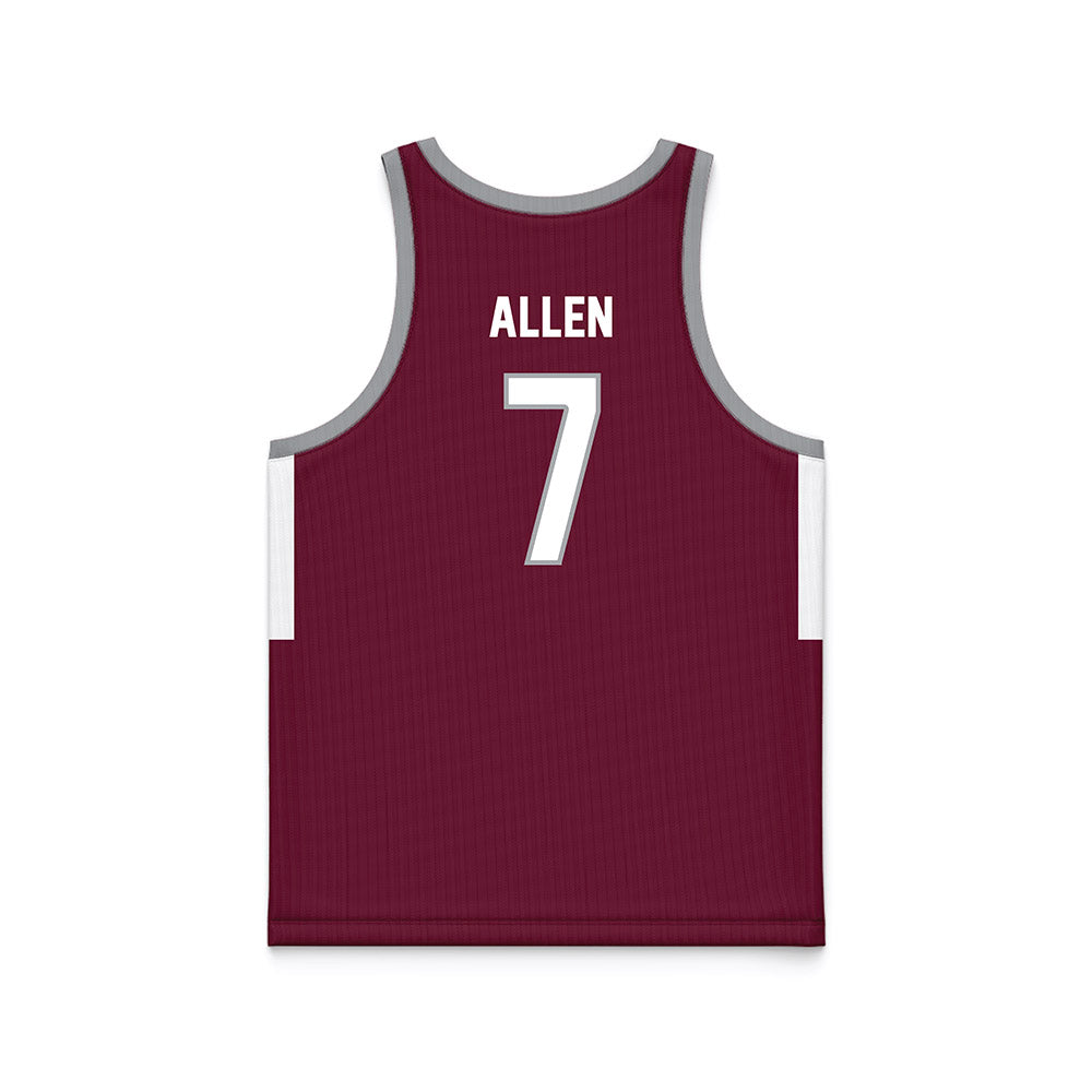 UWLAX - NCAA Men's Basketball : Justin Allen - Basketball Jersey-1