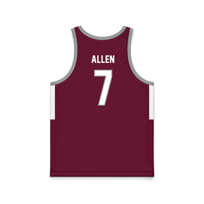 UWLAX - NCAA Men's Basketball : Justin Allen - Basketball Jersey-1