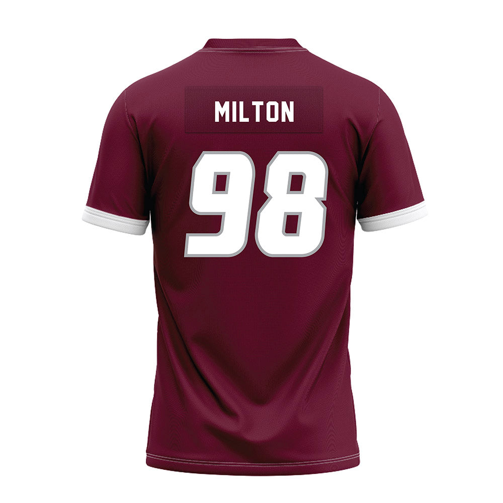 UWLAX - NCAA Football : Tate Milton - Premium Football Jersey-1