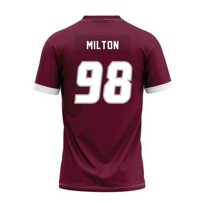 UWLAX - NCAA Football : Tate Milton - Premium Football Jersey-1
