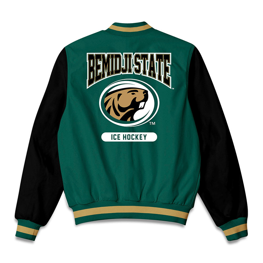 Bemidji State - NCAA Men's Ice Hockey : Kirklan Irey - Bomber Jacket-1