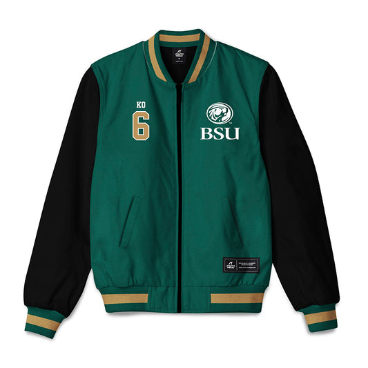 Bemidji State - NCAA Women's Soccer : Megan Ko - Bomber Jacket-0