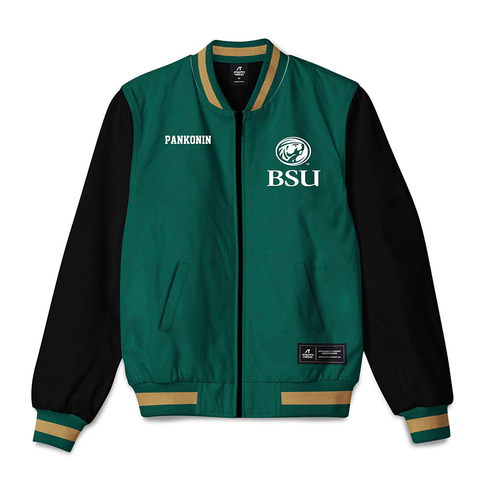 Bemidji State - NCAA Football : Tyler Pankonin - Bomber Jacket-0