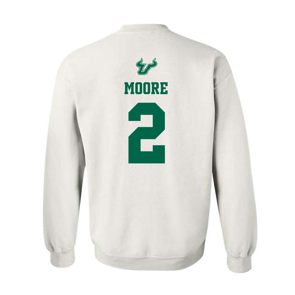 USF - NCAA Men's Basketball : Darren Moore - EDGE Classic Shersey Crewneck Sweatshirt-1