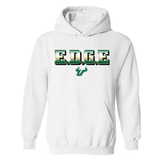 USF - NCAA Men's Basketball : Andrej Shoshkikj - EDGE Classic Shersey Hooded Sweatshirt-0