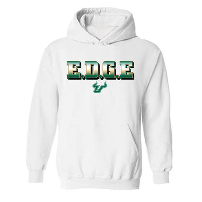 USF - NCAA Men's Basketball : Jayden Johnson - EDGE Classic Shersey Hooded Sweatshirt-0